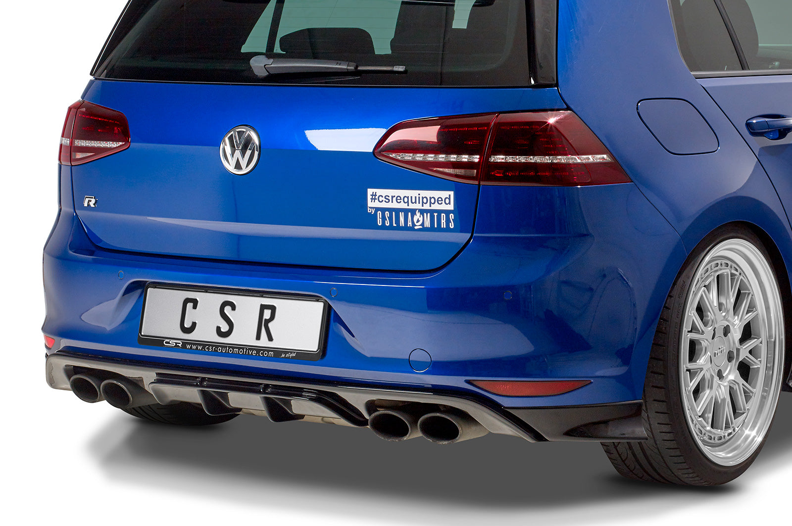 Difuzor Șorț spate cu ABE pentru VW Golf 7 R / R-Line HA253