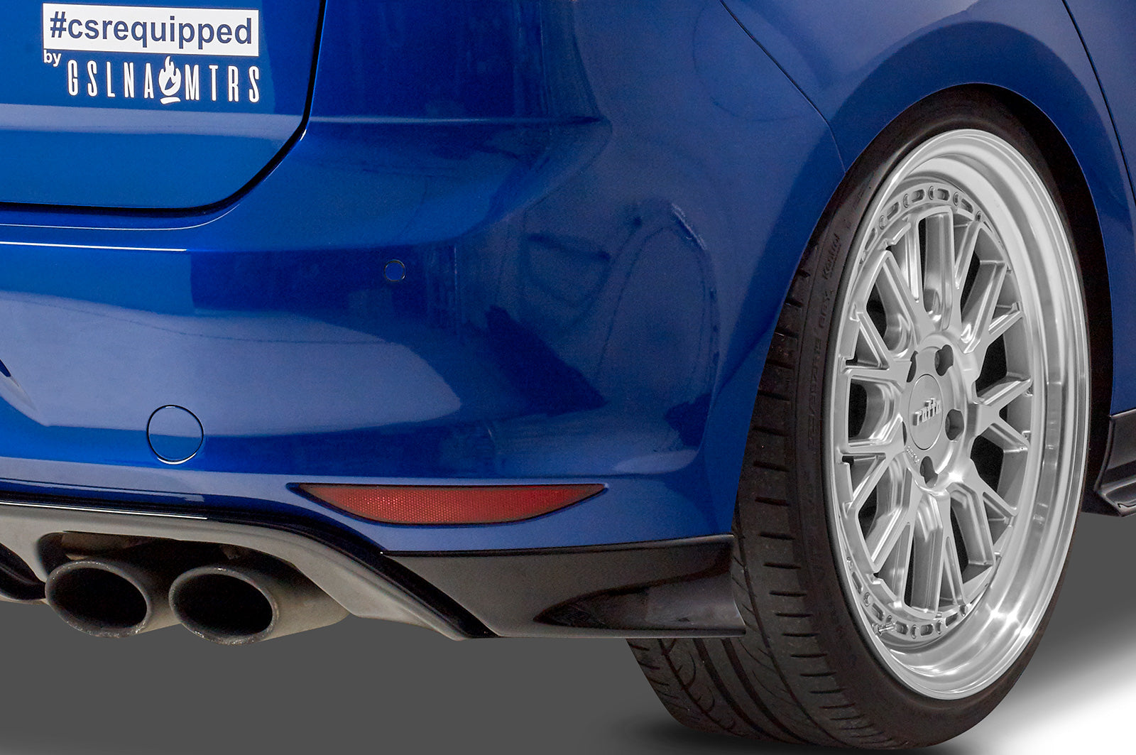 Difuzor Șorț spate cu ABE pentru VW Golf 7 R / R-Line HA255