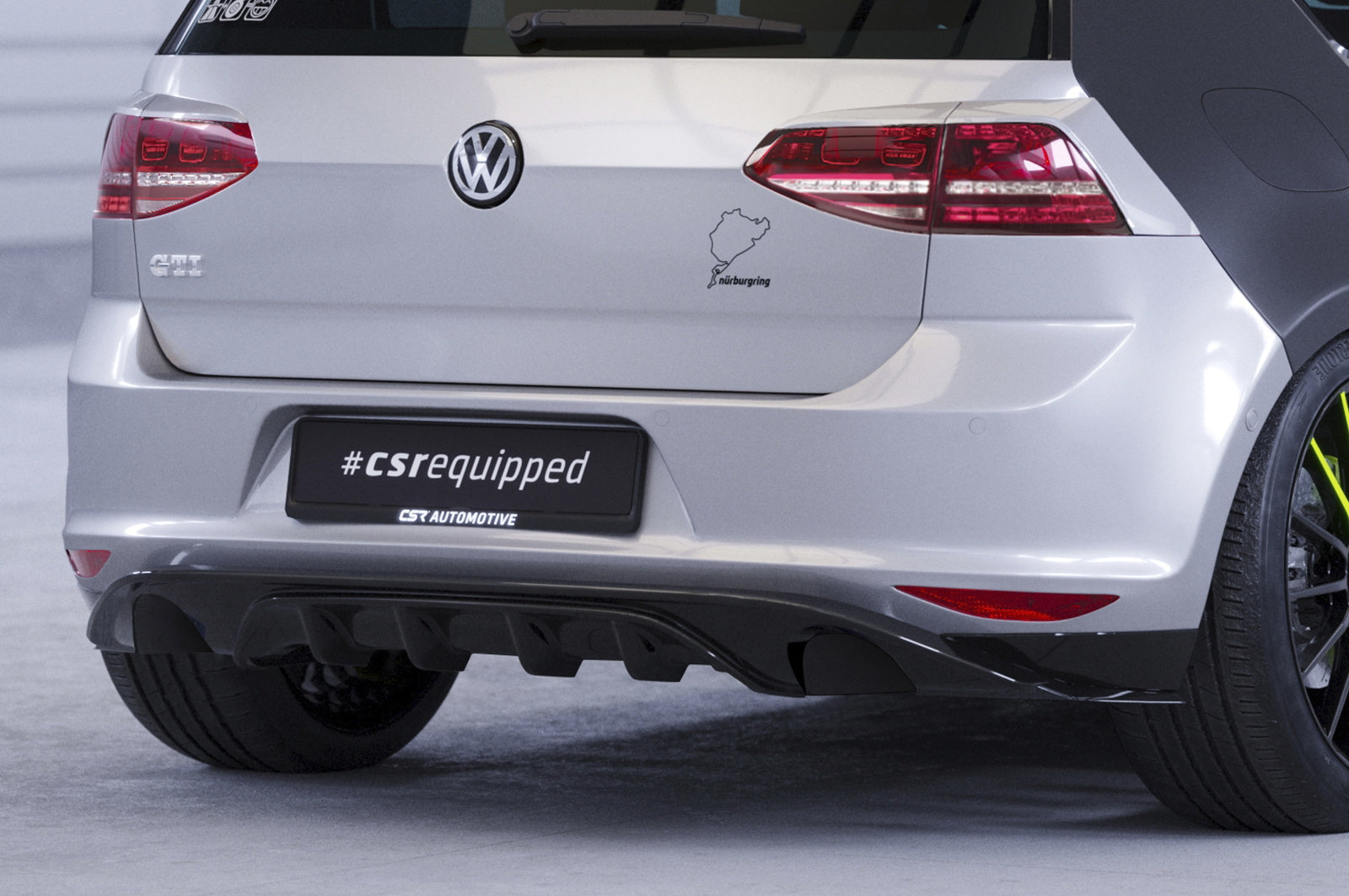 Difuzor Șorț spate cu ABE pentru VW Golf 7 (Tip AU) Bază HA237