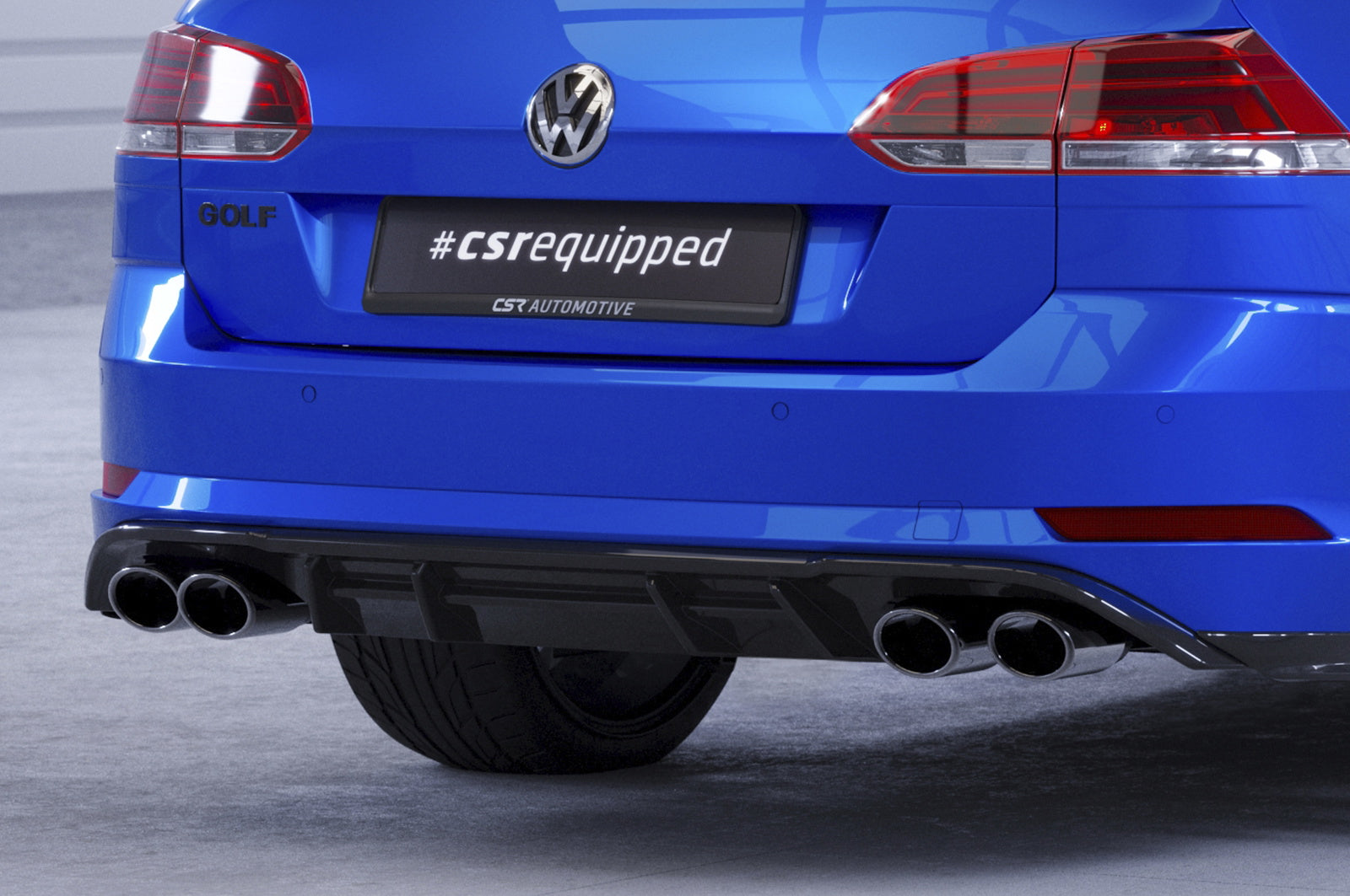 Difuzor Șorț spate cu ABE pentru VW Golf 7 Variant R HA294