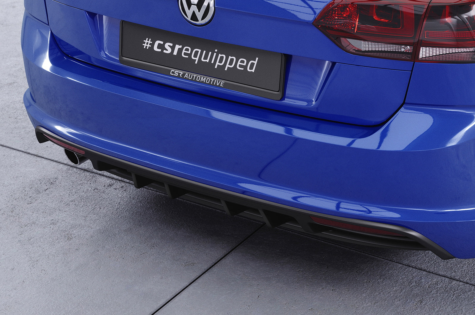 Difuzor Șorț spate cu ABE pentru VW Golf 7 Variant R-Line HA242
