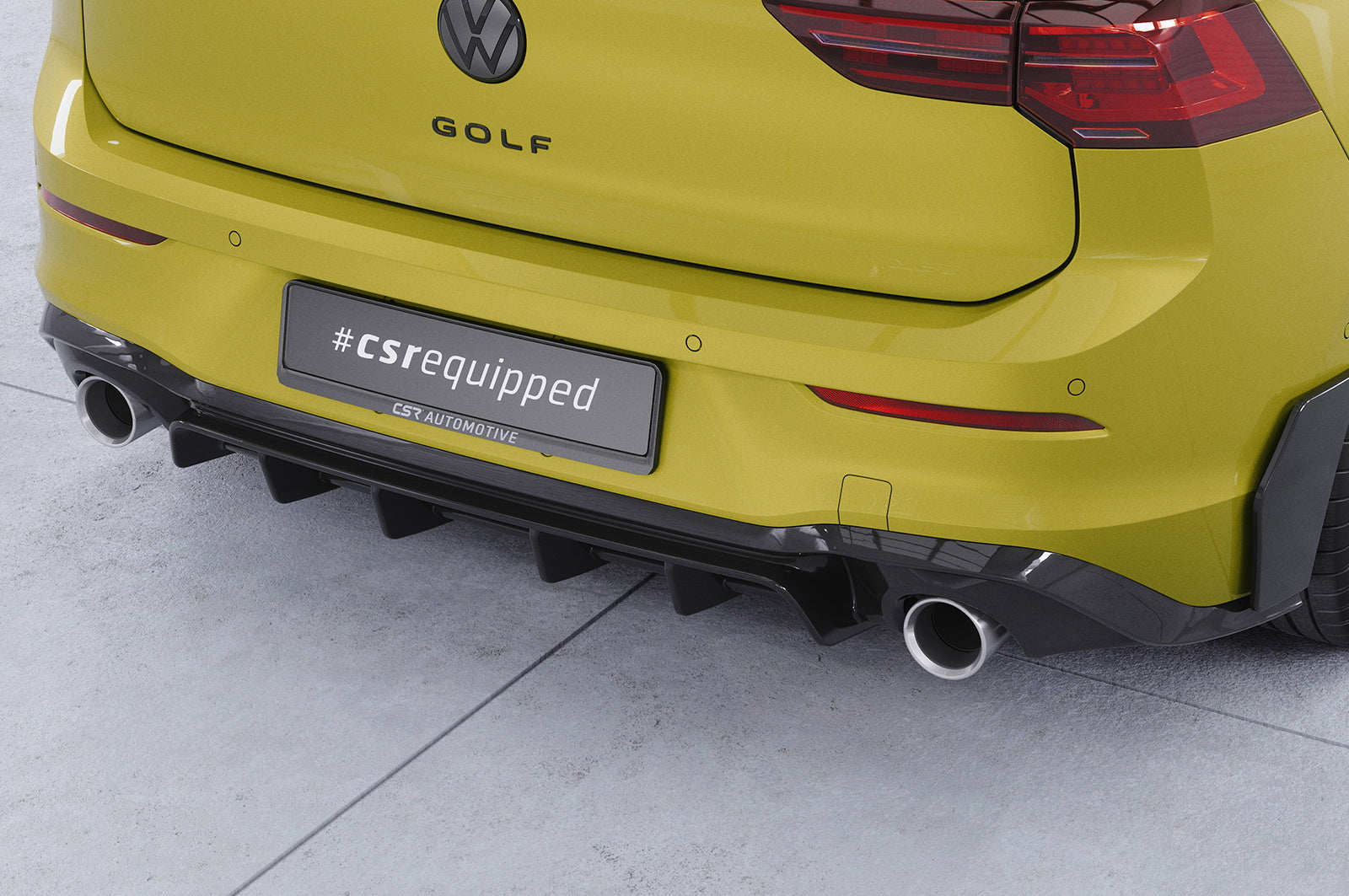 Difuzor Șorț spate cu ABE pentru VW Golf 8 GTI HA484