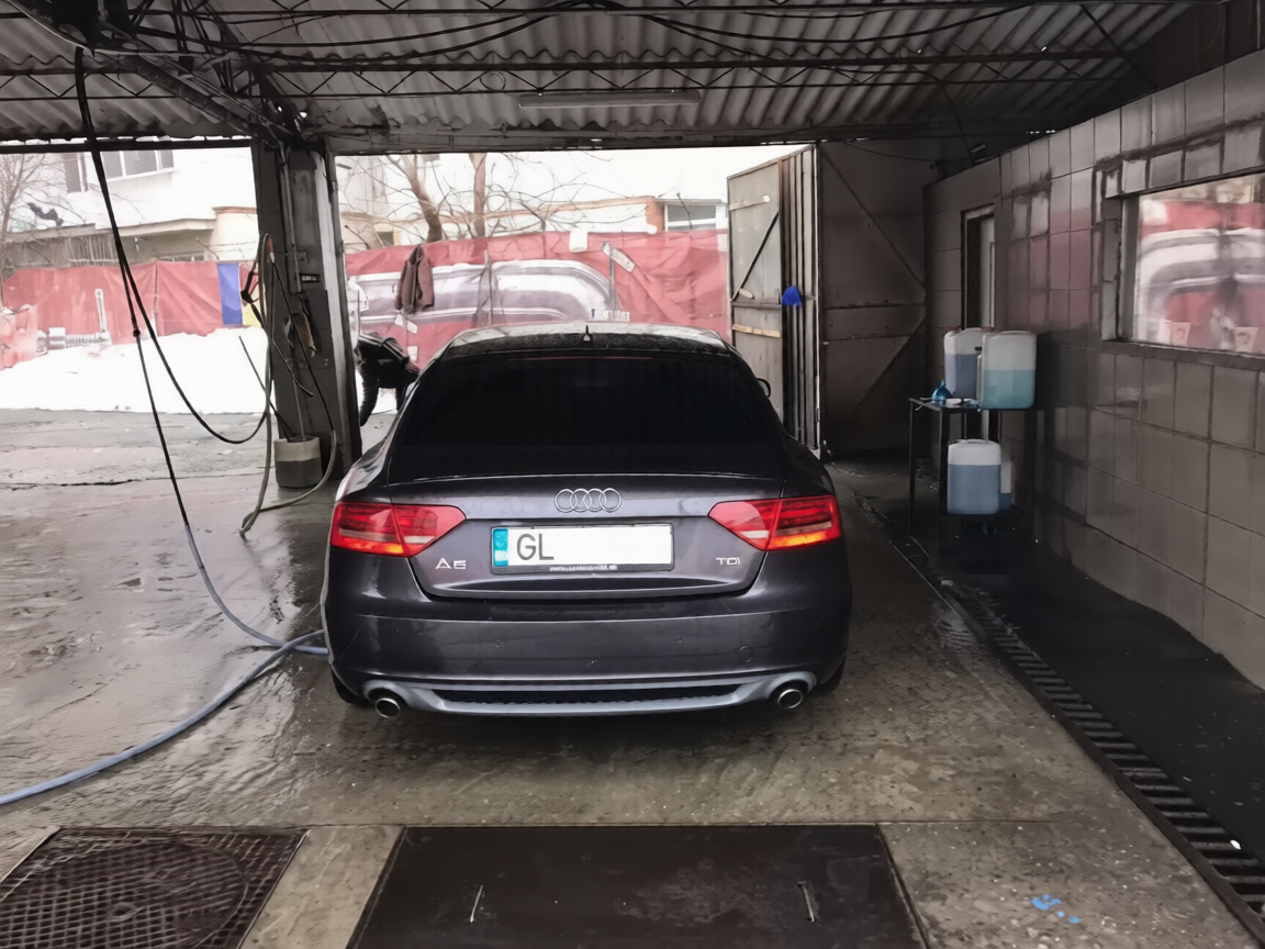 Difuzor evacuare spoiler tuning sport bara spate Audi A5 Sportback 2009-2012 Sline S5 ver1 TFB TUNING
