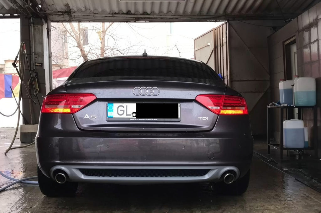 Difuzor evacuare spoiler tuning sport bara spate Audi A5 Sportback 2009-2012 Sline S5 ver1 TFB TUNING