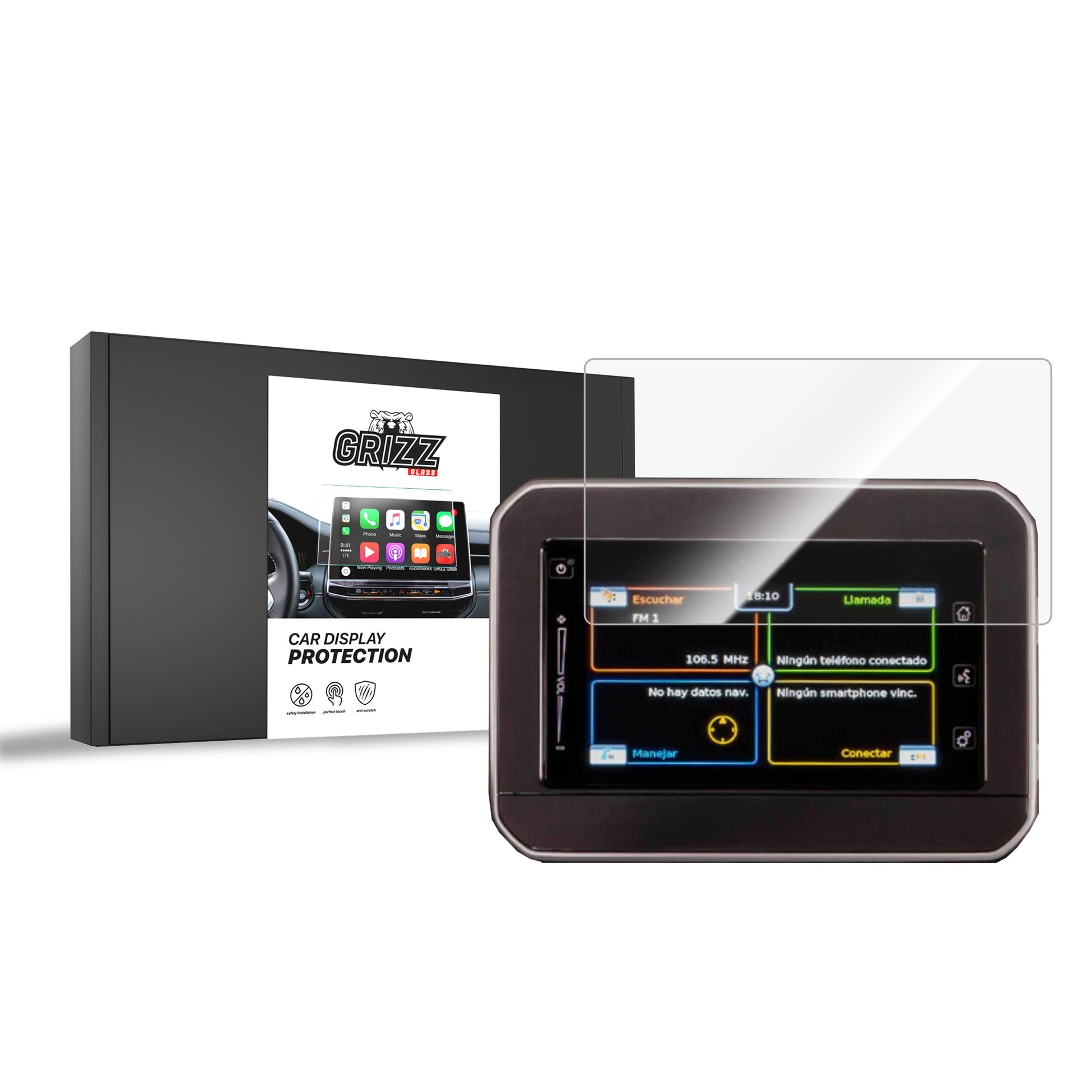 Folie de protecție pentru ecran pentru Suzuki Swift 7" (2017-2024) folie navigație, rezistentă la zgârieturi, clară