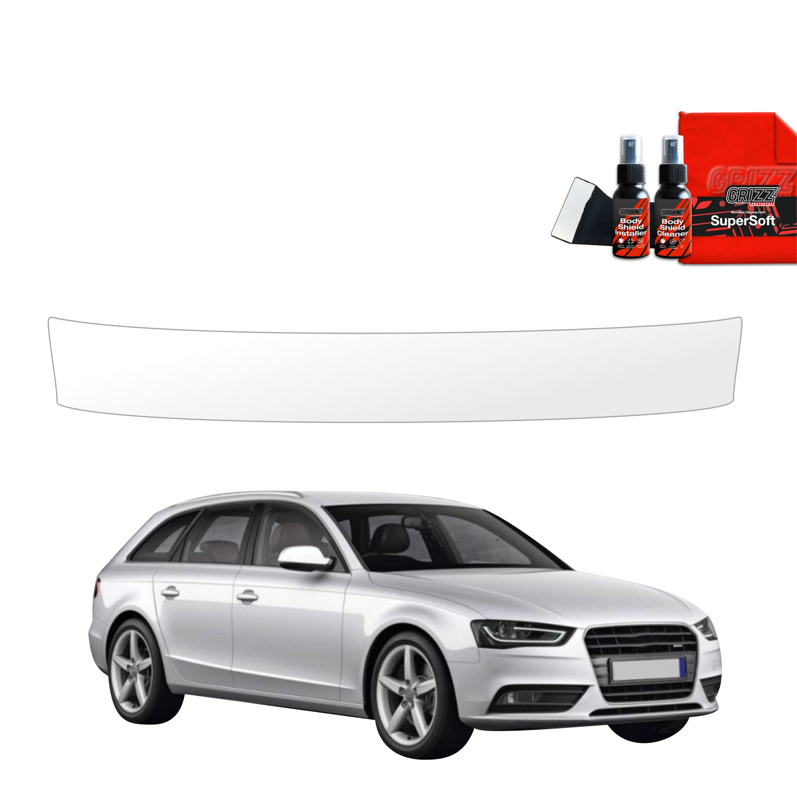 Folie de protecție pentru pragul portbagajului - Audi A4 B8 Avant Facelifting (2011-2015)
