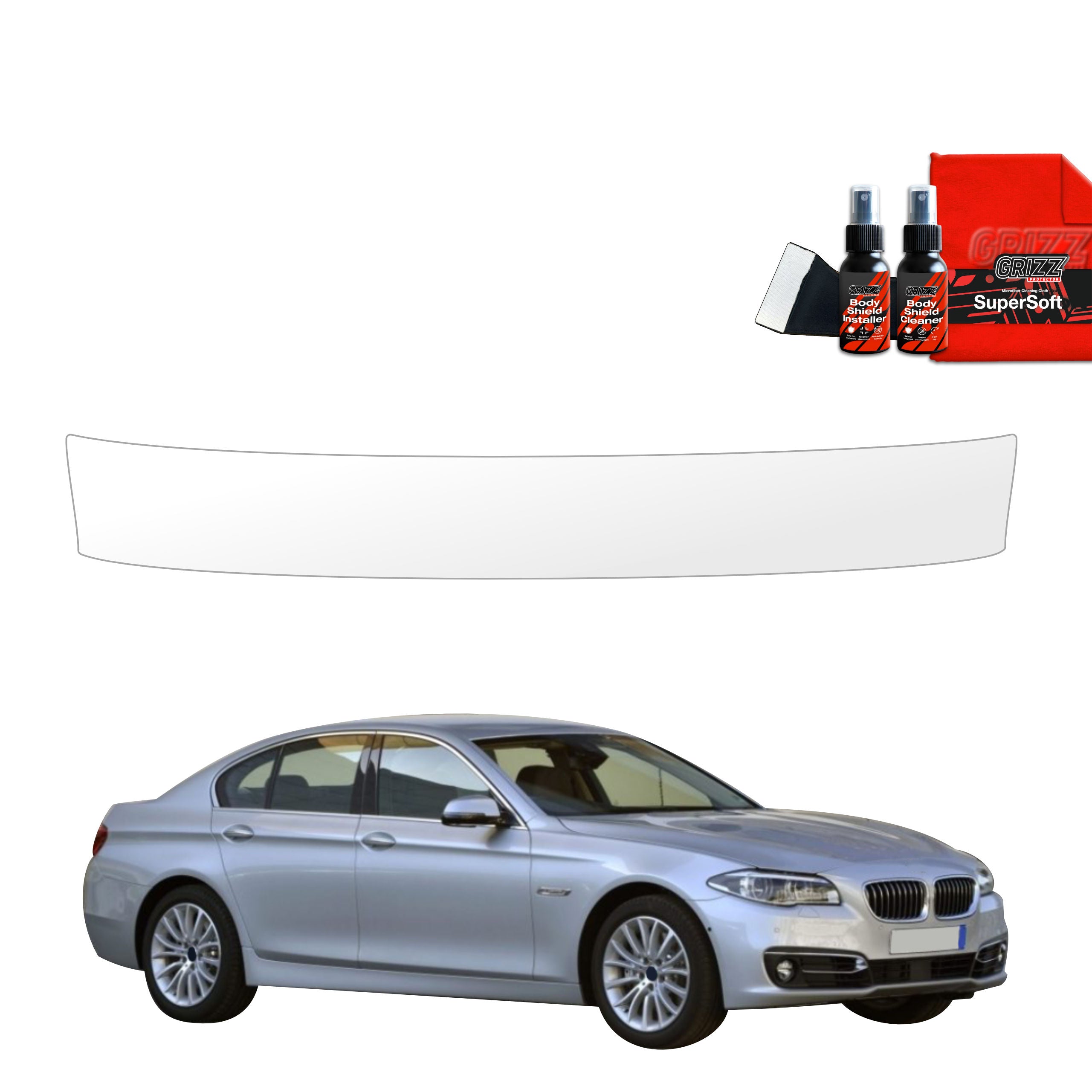 Folie de protecție pentru marginea portbagajului - BMW 5 F10 Sedan LCI (2012-2017)