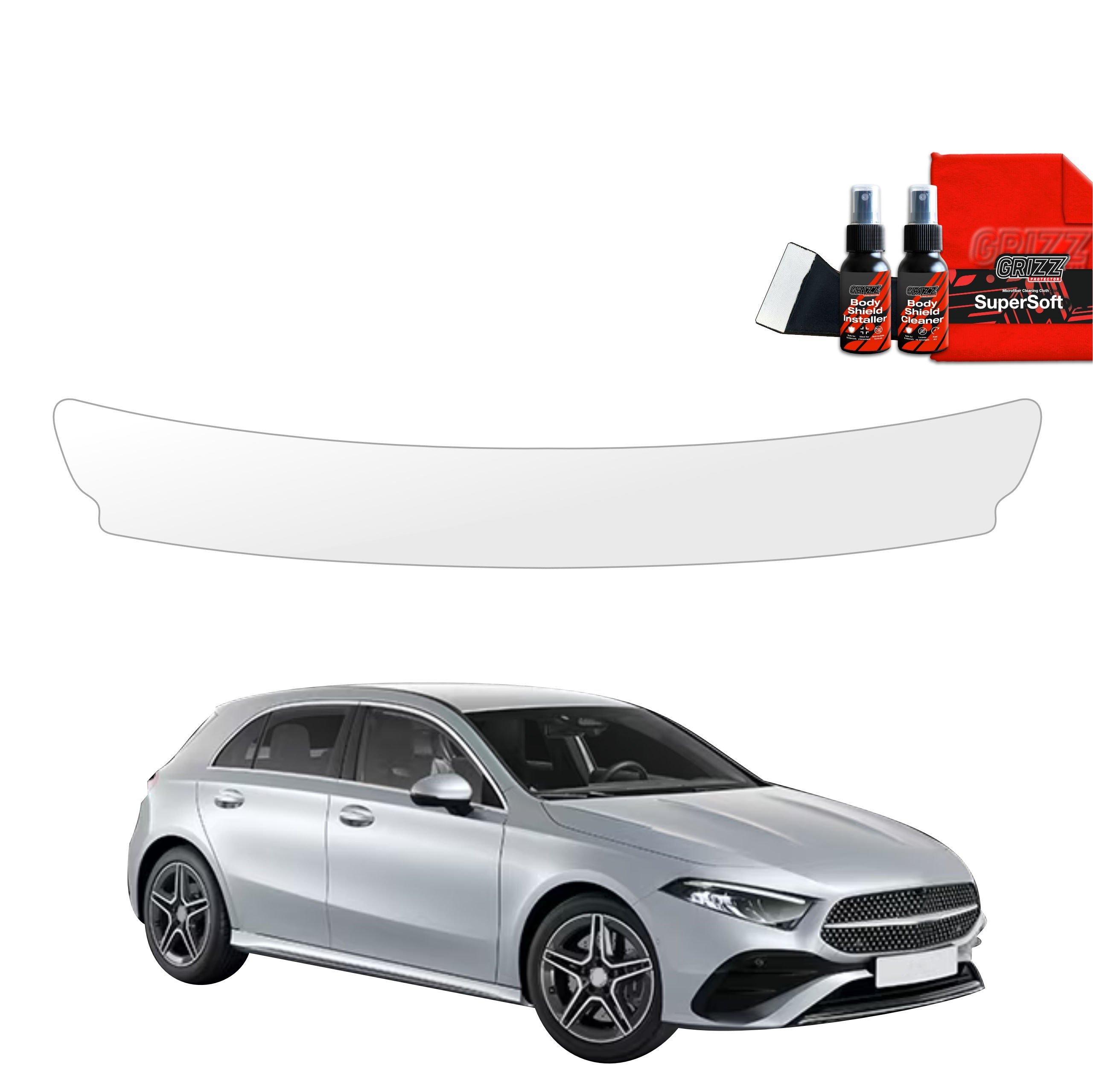 Folie de protecție pentru marginea portbagajului - Mercedes Clasa A W177 (2018-2025)