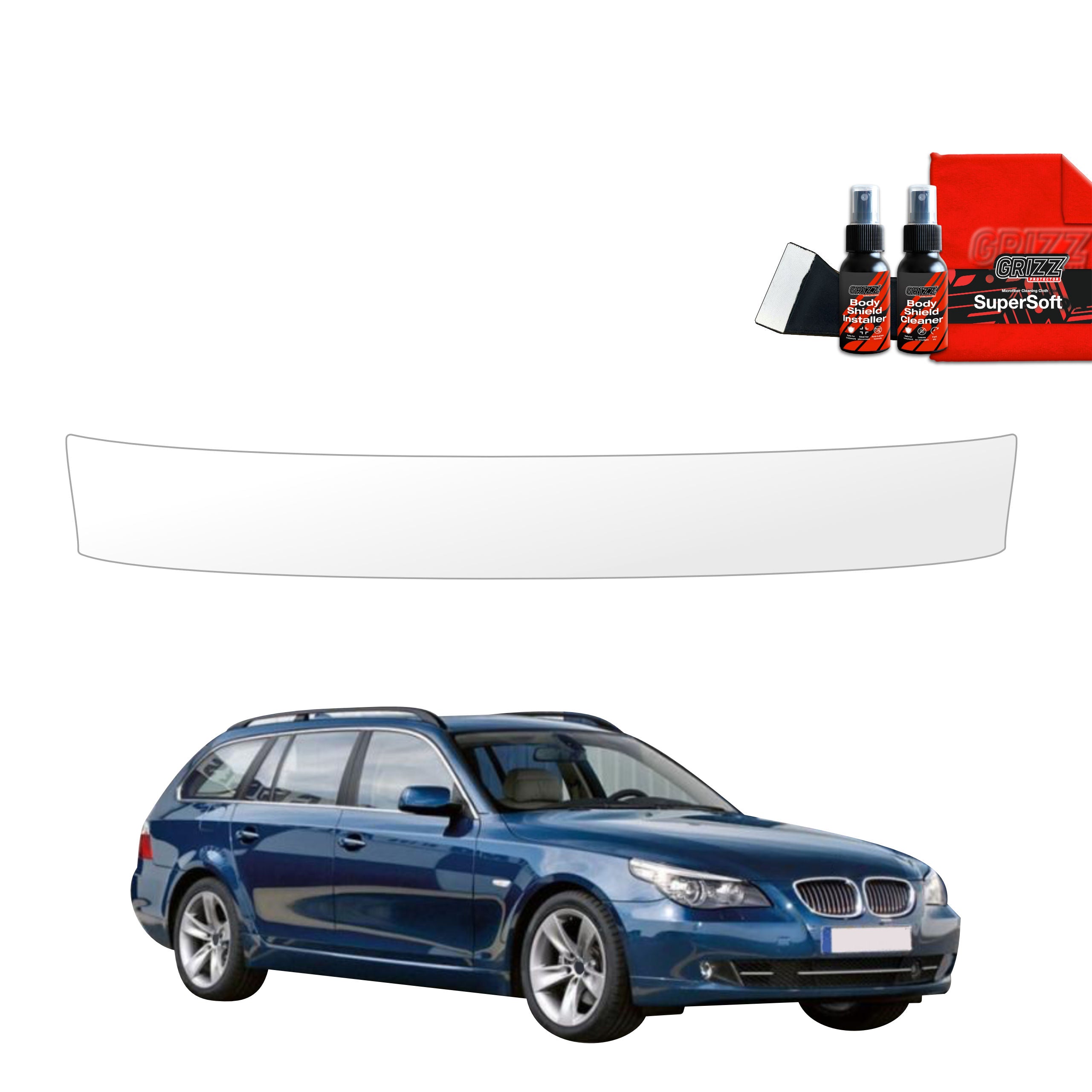 Folie de protecție pentru marginea portbagajului - BMW 5 E61 Kombi LCI (2007-2010)