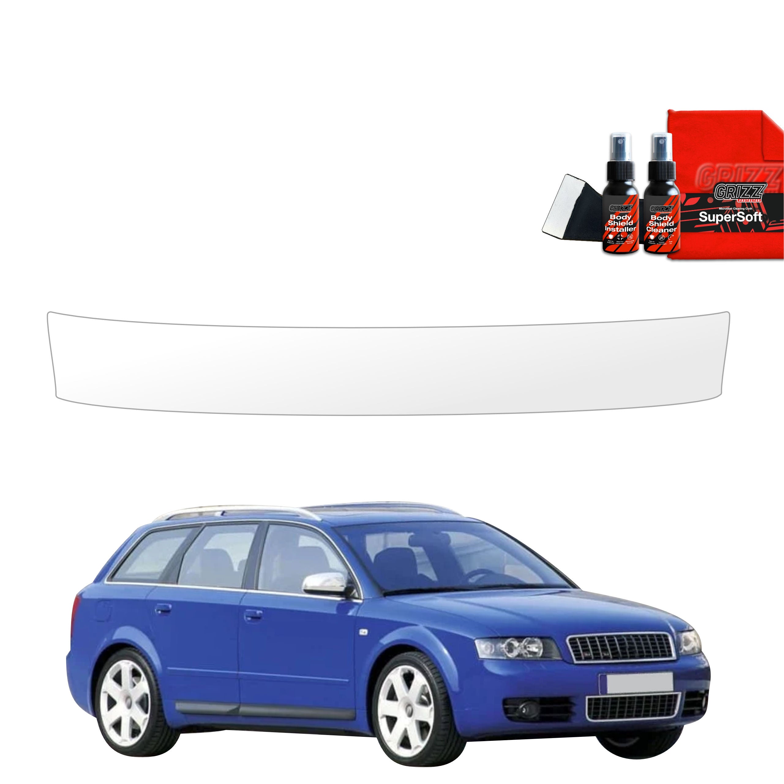 Folie de protecție pentru marginea portbagajului - Audi A4 B6 Avant (2000-2006)