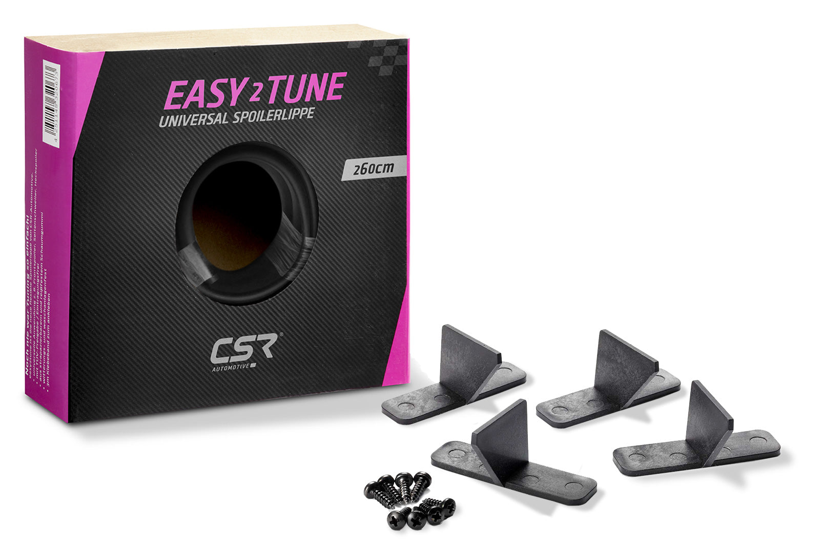 easy²tune Eleron autoadeziv universal cu set de montare din 12 piese PS029