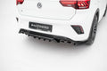 Prelungire splitter bara spate Volkswagen T-Roc R Mk1 2017-2021 v7 - Maxton Design