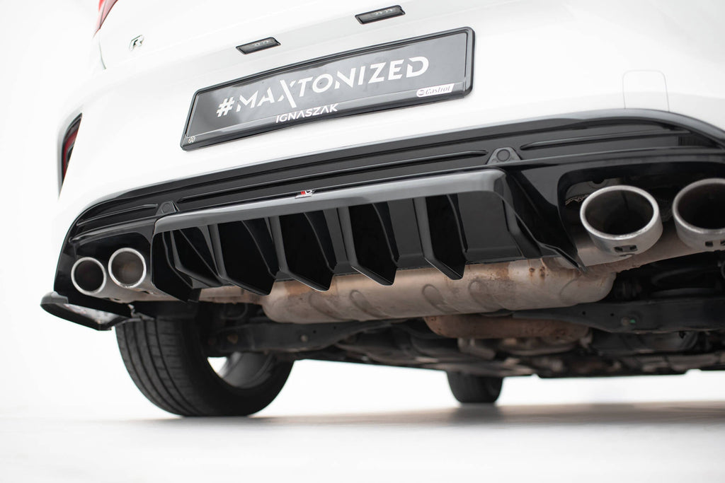 Prelungire splitter bara spate Volkswagen T-Roc R Mk1 2017-2021 v7 - Maxton Design