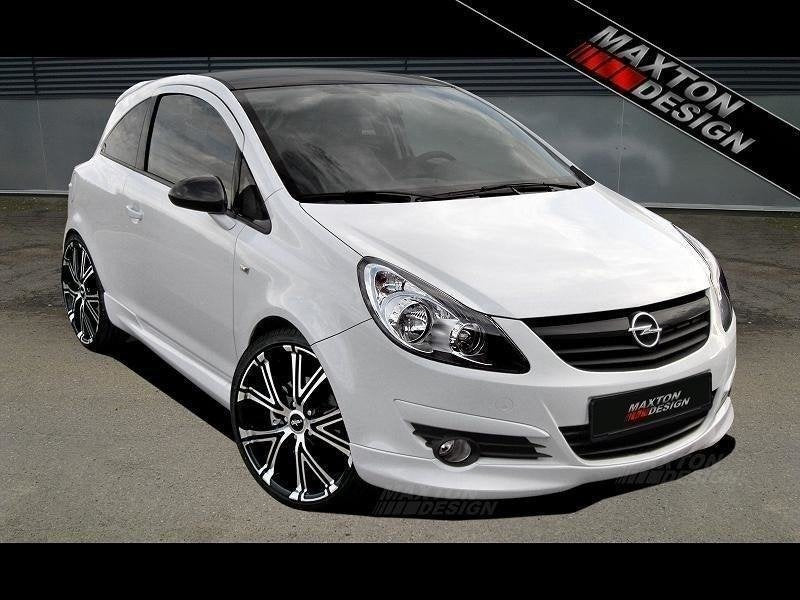 Prelungire splitter bara fata Opel Corsa D Mk4 2006-2011 v1 - Maxton Design