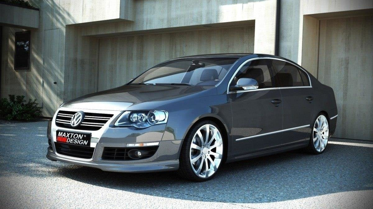 Prelungire splitter bara fata Volkswagen Passat B6 R-Line Look 2005-2010 v6 - Maxton Design