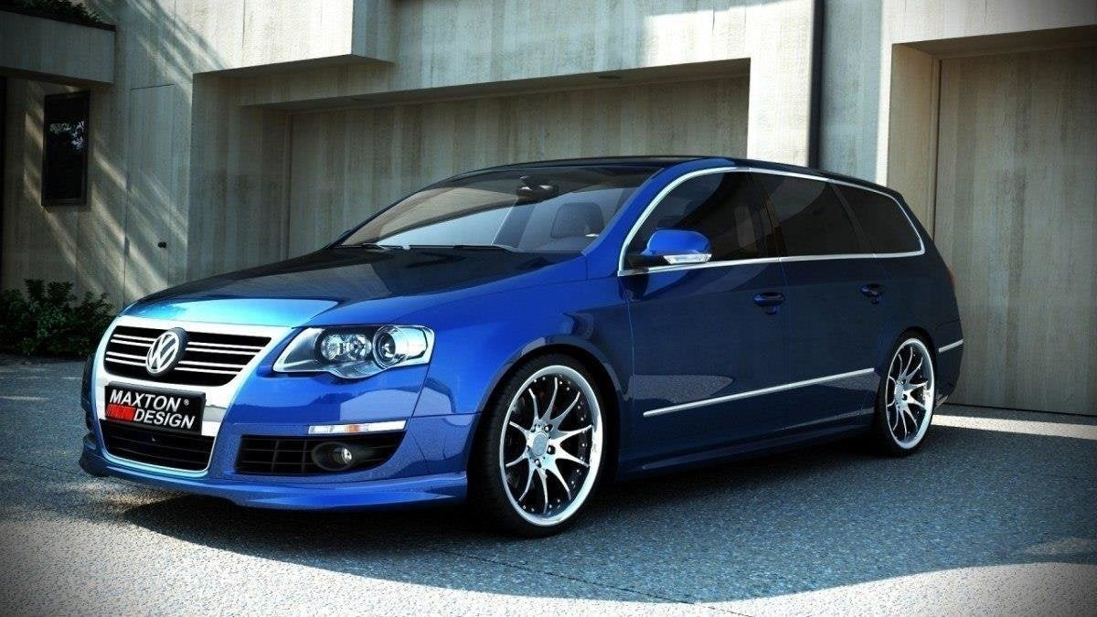 Prelungire splitter bara fata Volkswagen Passat B6 R-Line Look 2005-2010 v6 - Maxton Design