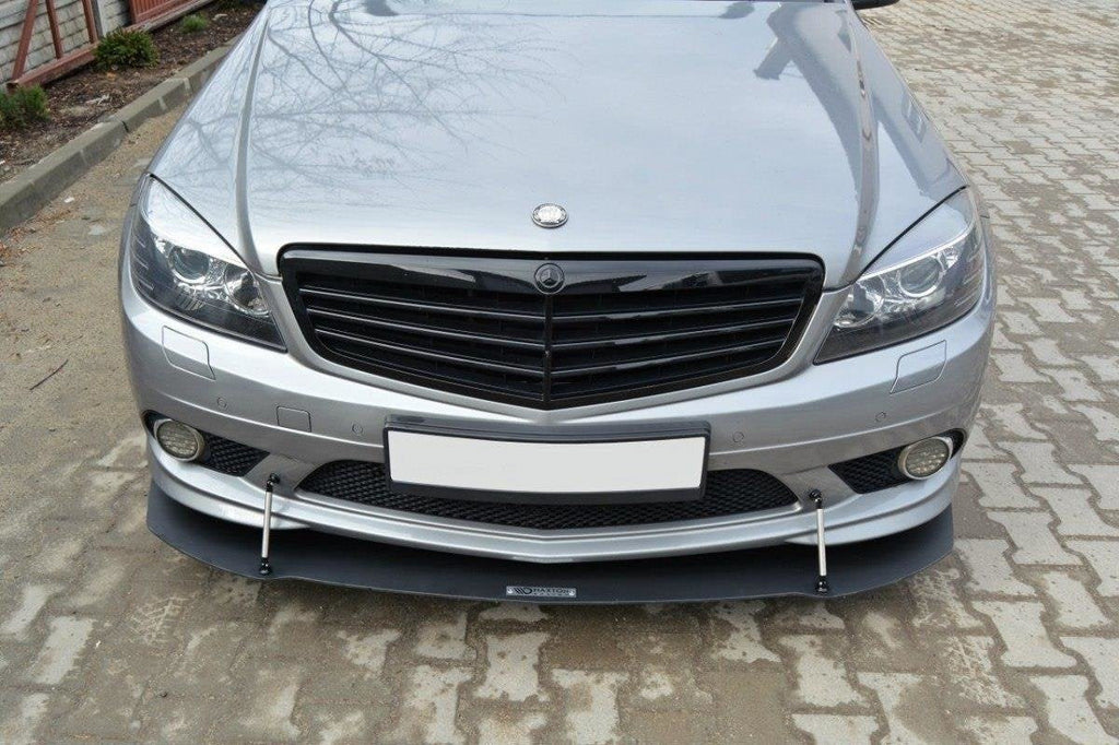 Prelungire splitter bara fata Mercedes C Class W204 AMG-Line 2007-2010 v1 - Maxton Design