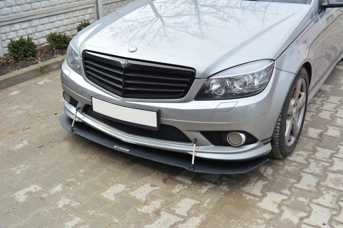 Prelungire splitter bara fata Mercedes C Class W204 AMG-Line 2007-2010 v1 - Maxton Design