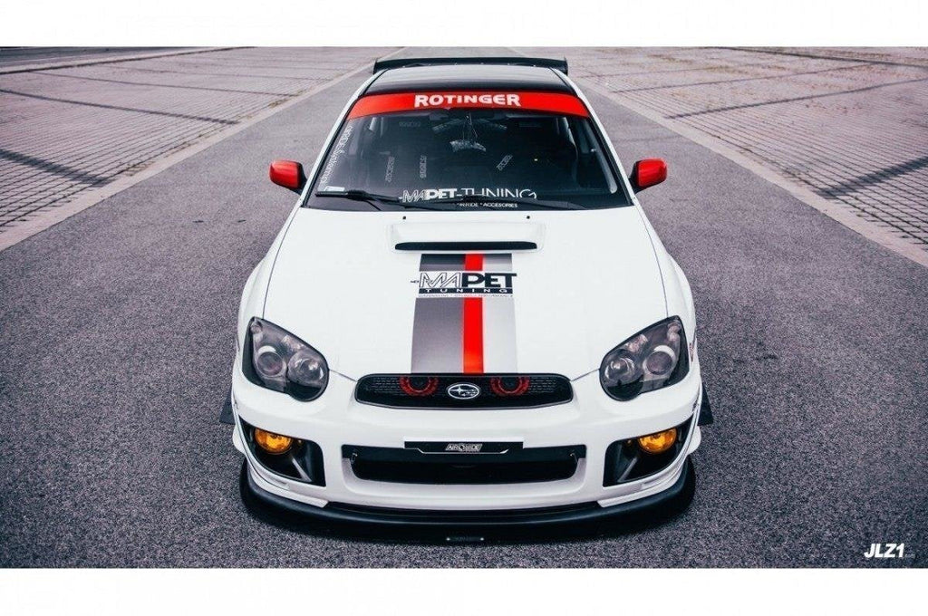 Prelungire splitter bara fata Subaru Impreza Mk2 WRX STI Blobeye 2003-2006 v2 - Maxton Design