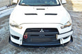 Prelungire splitter bara fata Mitsubishi Lancer EVO X 2007-2015 v1 - Maxton Design
