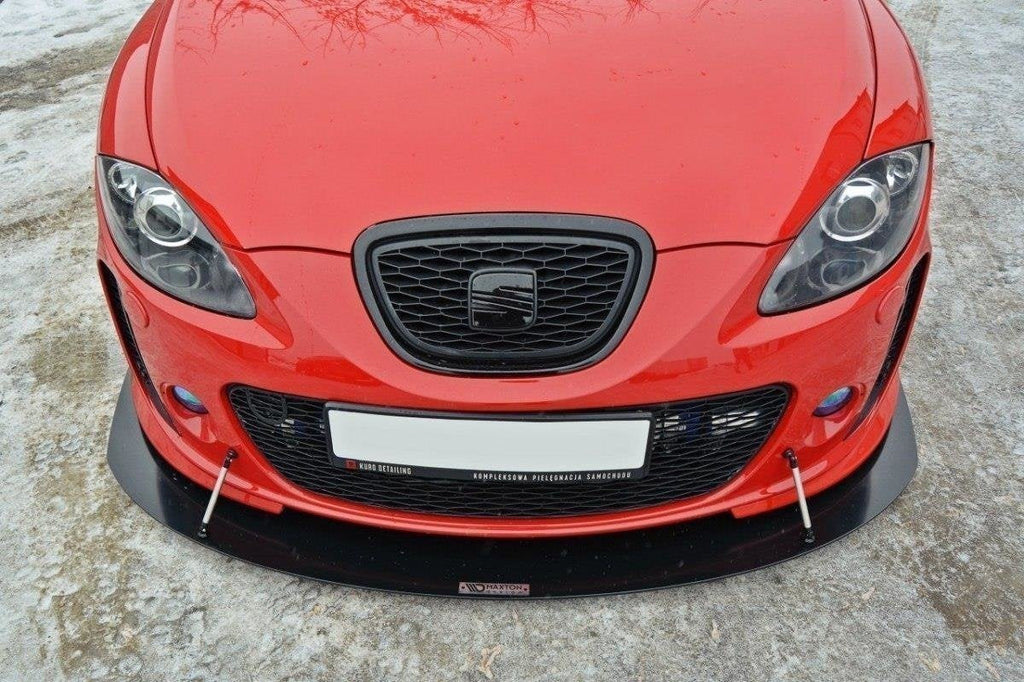 Prelungire splitter bara fata Seat Leon 1P Mk2 MS Design 2005-2009 v5 - Maxton Design