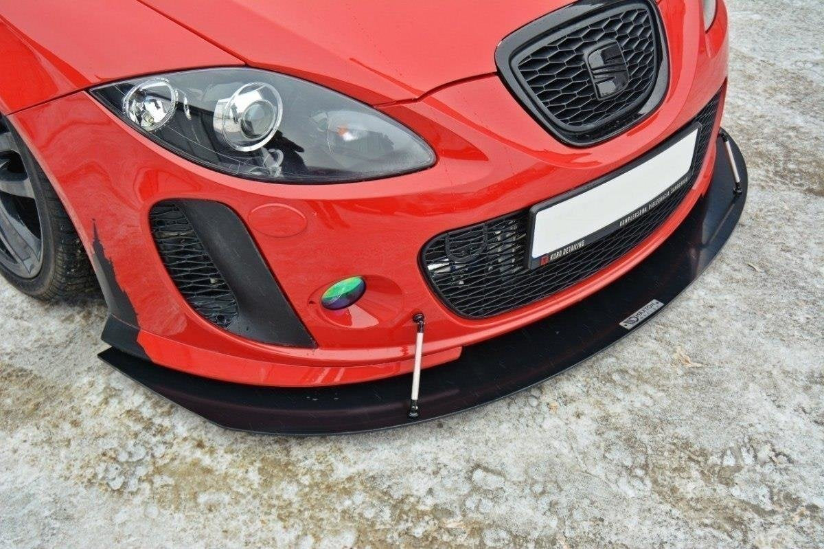 Prelungire splitter bara fata Seat Leon 1P Mk2 MS Design 2005-2009 v5 - Maxton Design