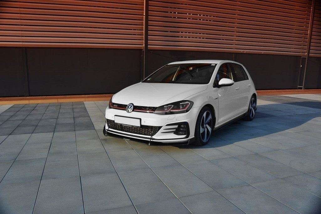 Prelungire splitter bara fata Volkswagen Golf 7 GTI Facelift 2017- v8 - Maxton Design