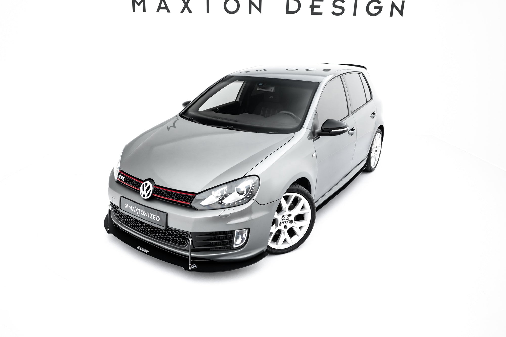 Prelungire splitter bara fata Volkswagen Golf 6 GTI 35TH 2008-2012 v7 - Maxton Design