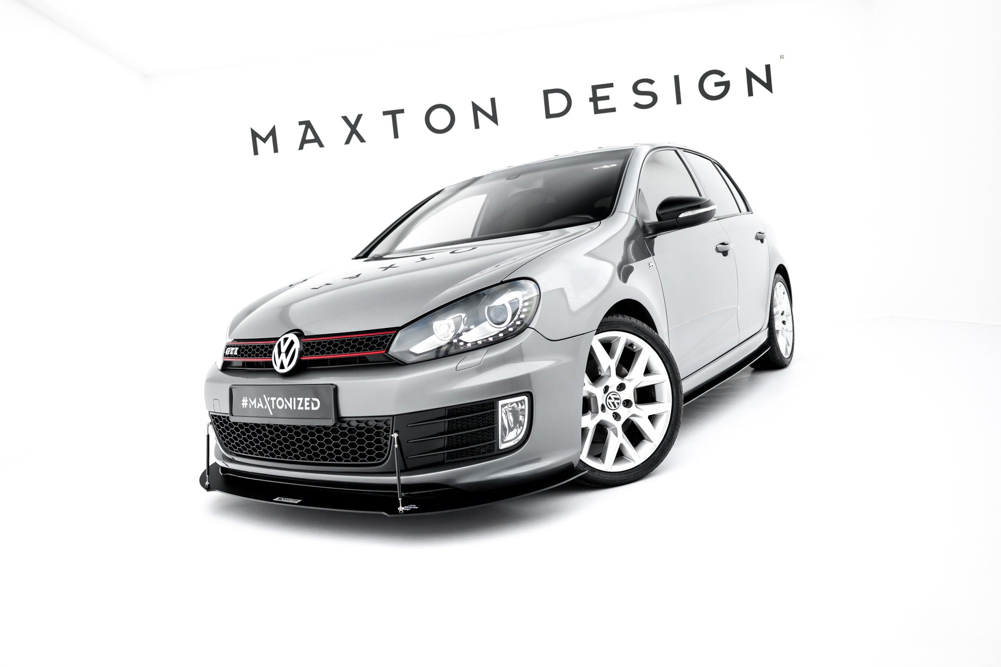 Prelungire splitter bara fata Volkswagen Golf 6 GTI 35TH 2008-2012 v7 - Maxton Design