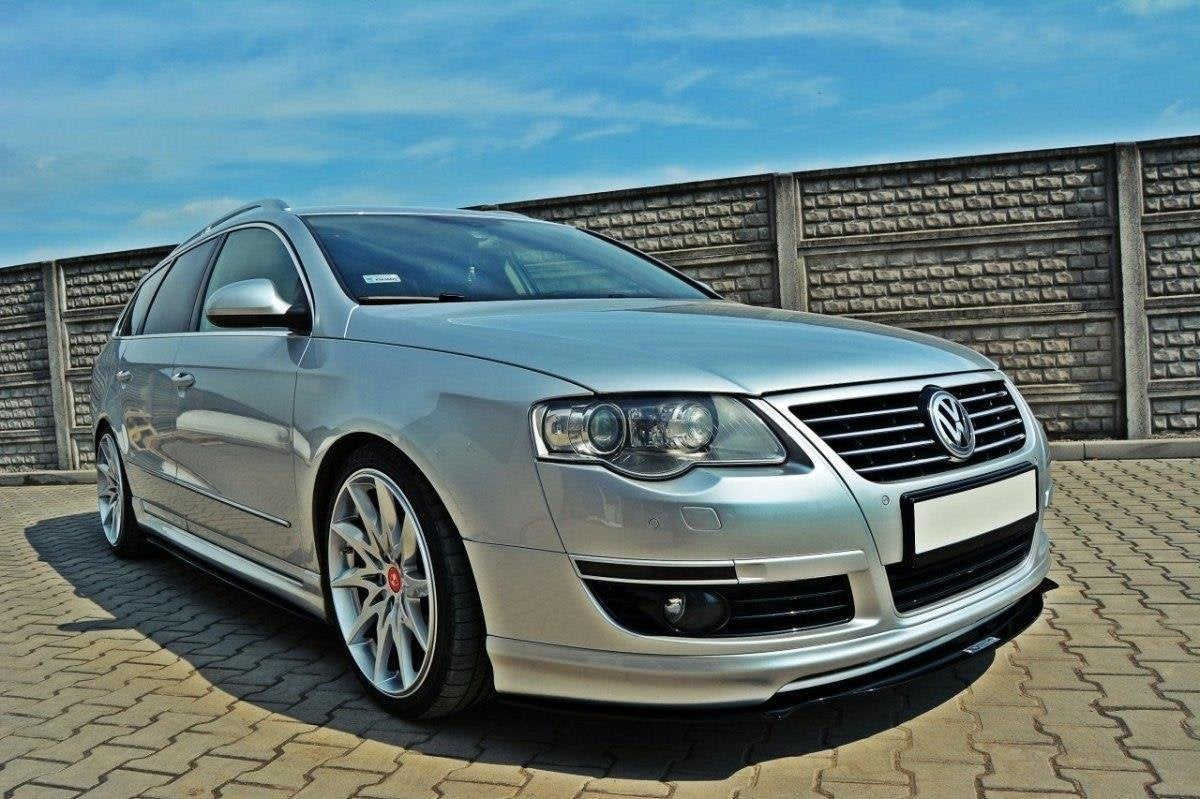 Prelungire splitter bara fata Volkswagen Passat B6 Votex 2005-2010 v2 - Maxton Design