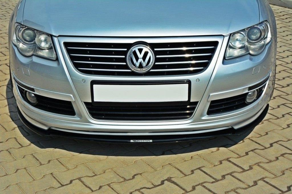 Prelungire splitter bara fata Volkswagen Passat B6 Votex 2005-2010 v2 - Maxton Design