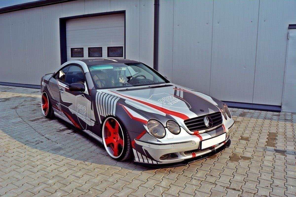 Prelungire splitter bara fata Mercedes CL C215 1999-2006 v1 - Maxton Design