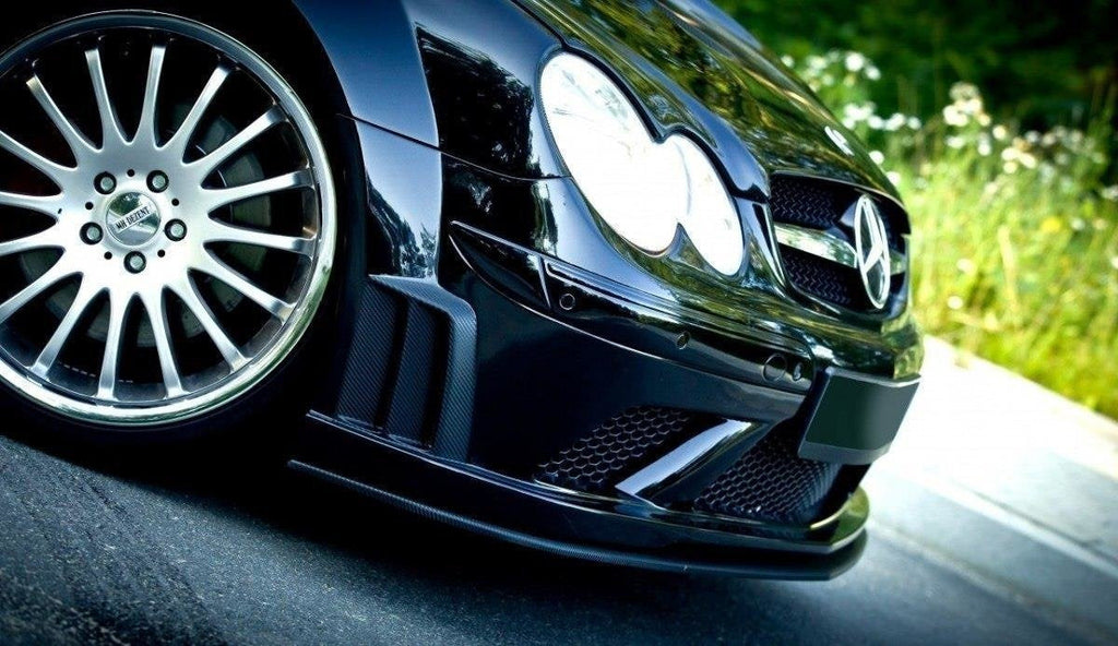 Prelungire splitter bara fata Mercedes CLK W209 2003-2009 v2 - Maxton Design