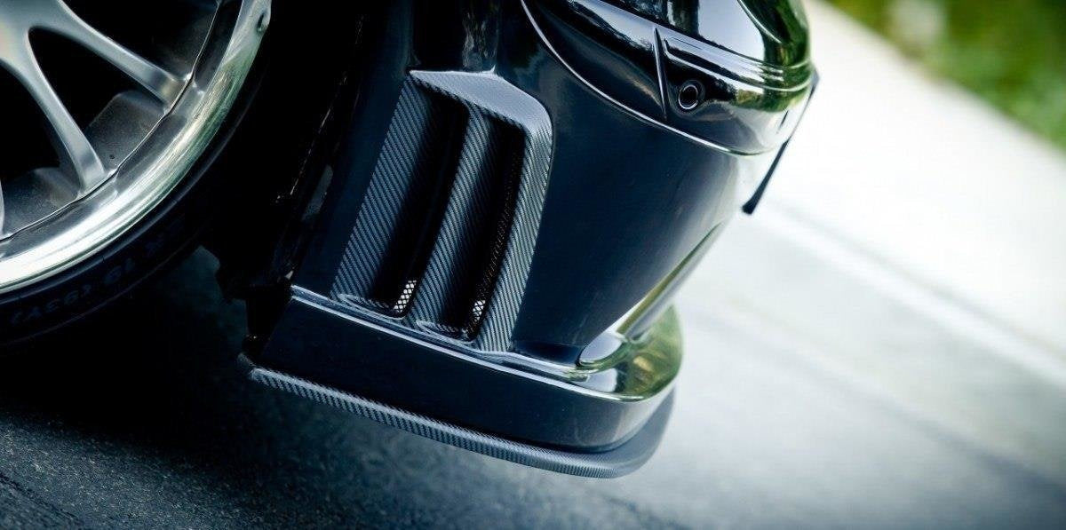 Prelungire splitter bara fata Mercedes CLK W209 2003-2009 v2 - Maxton Design