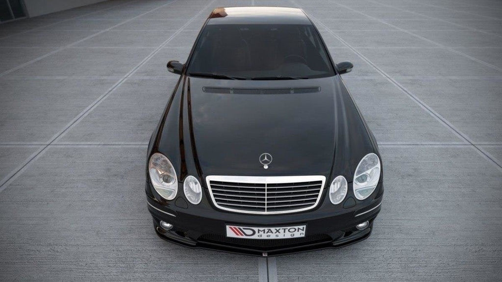 Prelungire splitter bara fata Mercedes E Class W211 Amg Facelift 2006-2009 v1 - Maxton Design