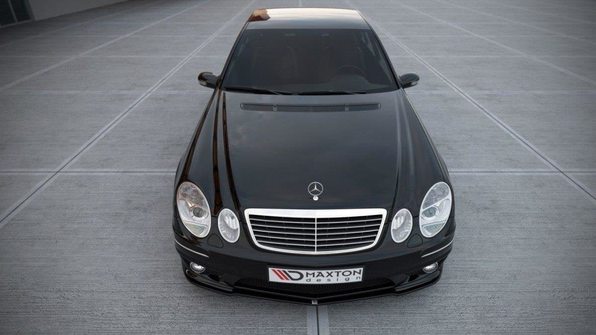 Prelungire splitter bara fata Mercedes E Class W211 Amg Facelift 2006-2009 v1 - Maxton Design