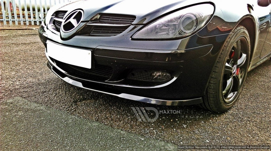 Prelungire splitter bara fata Mercedes SLK R171 2004-2011 v1 - Maxton Design