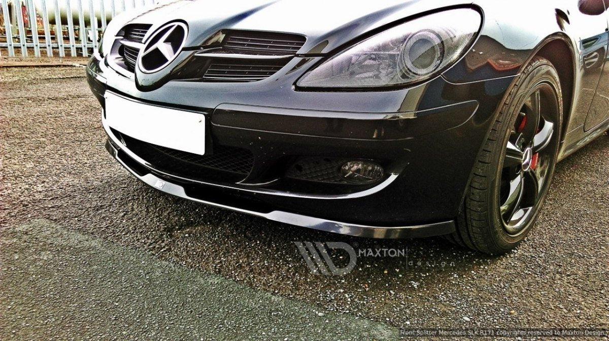 Prelungire splitter bara fata Mercedes SLK R171 2004-2011 v1 - Maxton Design