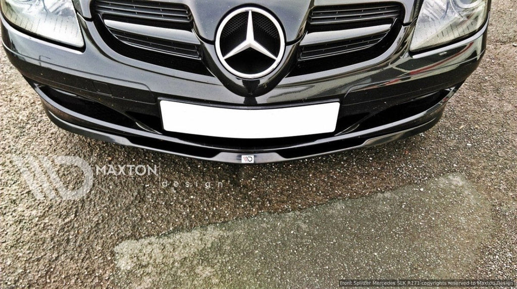Prelungire splitter bara fata Mercedes SLK R171 2004-2011 v1 - Maxton Design