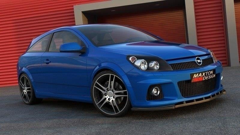 Prelungire splitter bara fata Opel Astra H OPC / VXR 2005-2010 v2 - Maxton Design