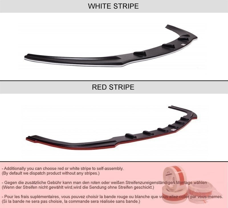 Prelungire splitter bara fata Opel Astra J GTC 2009-2015 v1 - Maxton Design