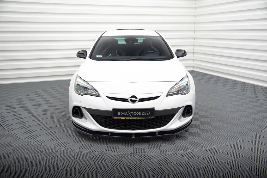 Prelungire splitter bara fata Opel Astra J OPC / VXR 2009-2015 v4 - Maxton Design