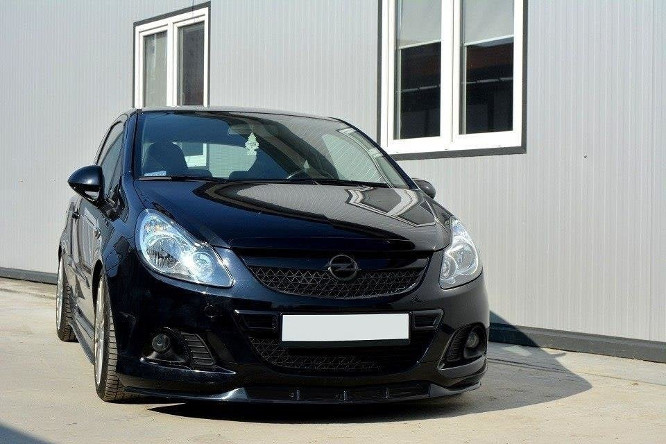 Prelungire splitter bara fata Opel Corsa D Mk4 OPC VXR 2004-2014 v6 - Maxton Design