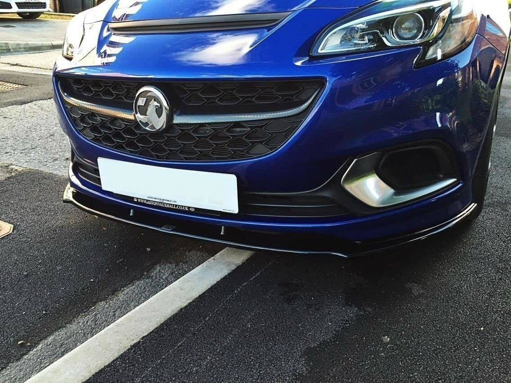 Prelungire splitter bara fata Opel Corsa E Mk5 OPC VXR 2015- v7 - Maxton Design
