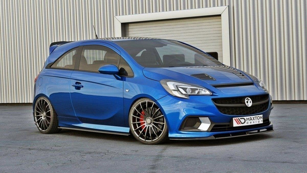 Prelungire splitter bara fata Opel Corsa E Mk5 OPC VXR Nurburg 2015- v8 - Maxton Design