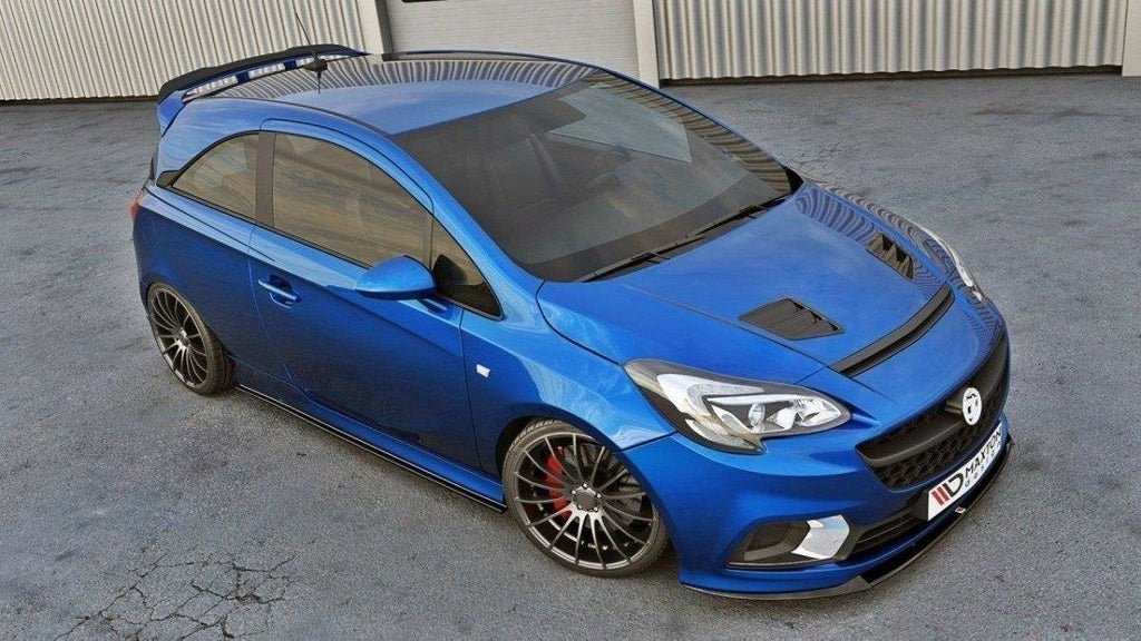 Prelungire splitter bara fata Opel Corsa E Mk5 OPC VXR Nurburg 2015- v8 - Maxton Design