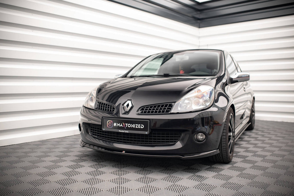 Prelungire splitter bara fata Renault Clio Mk3 RS 2006-2009 v2 - Maxton Design