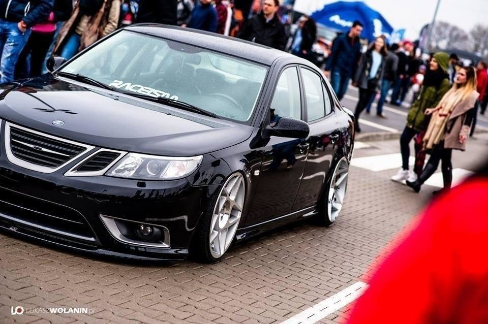 Prelungire splitter bara fata Saab 9-3 Turbo X 2007-2011 v1 - Maxton Design