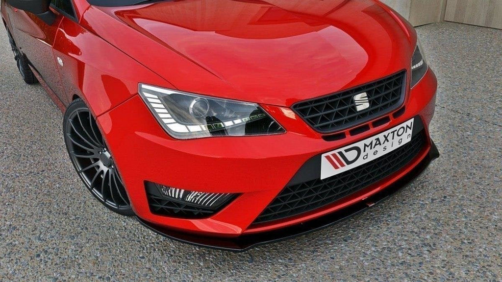 Prelungire splitter bara fata Seat Ibiza 6J Mk4 Cupra Facelift 2012-2017 v4 - Maxton Design