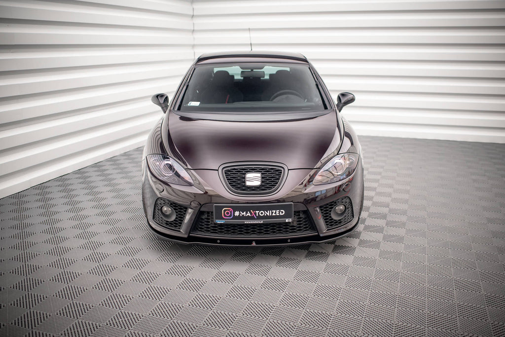 Prelungire splitter bara fata Seat Leon 1P Mk2 Cupra FR 2005-2009 v8 - Maxton Design